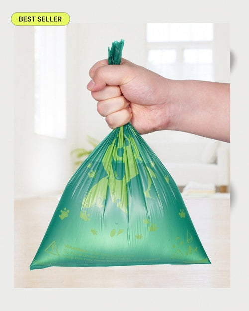CleanWalk Lavender Poop Bag Refills studio product photo with best seller badge