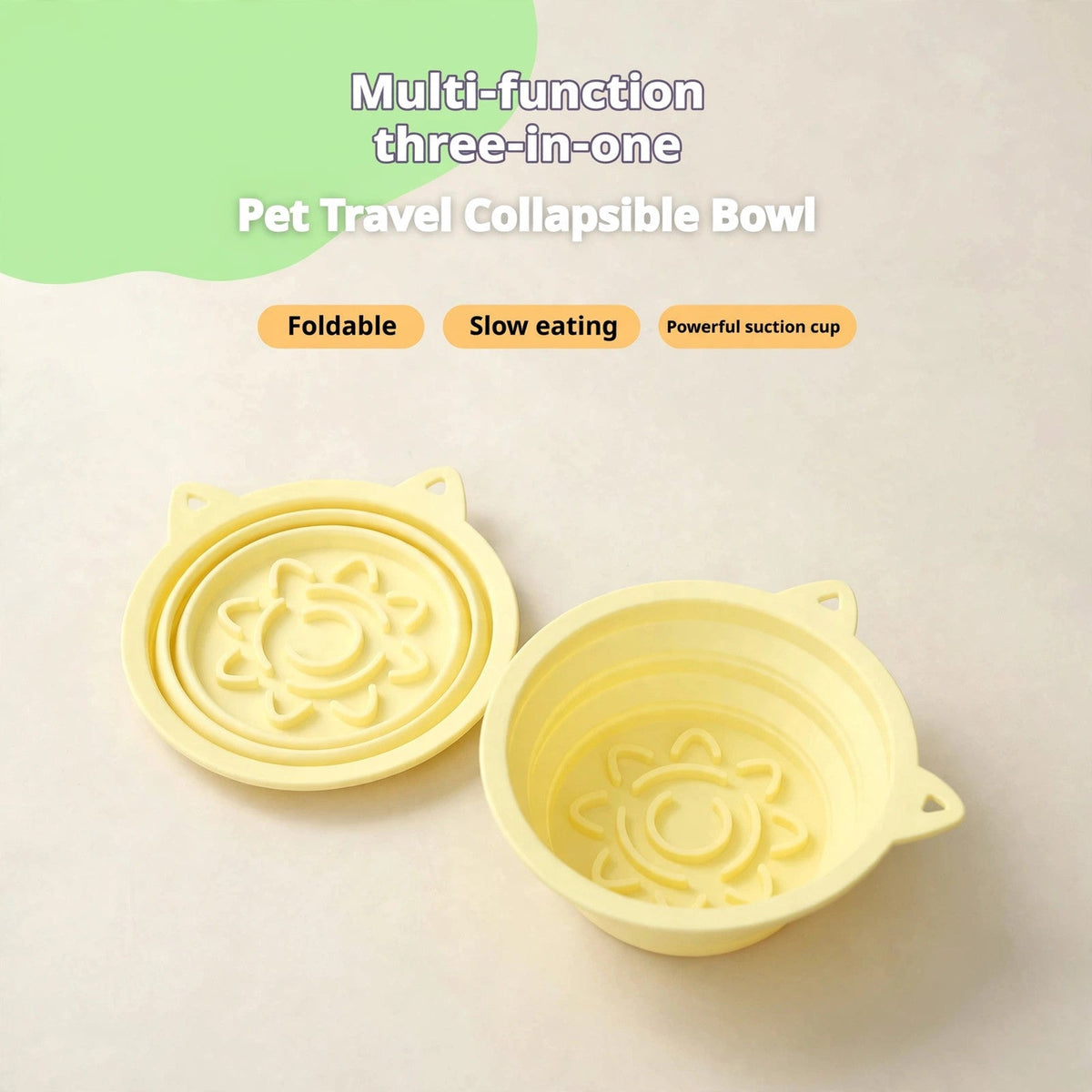 CalmBowl collapsible travel bowl